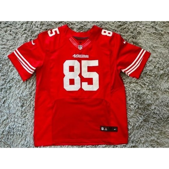 Signed Vernon Davis #85 NFL Nike San Francisco 49ers On Field Football Sports Fa - Picture 3 of 6